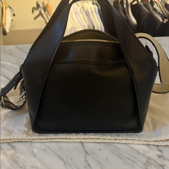 Stella McCartney Black Tote with Logo Strap - Picture 7 of 8